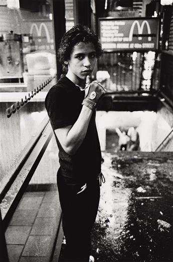 LARRY CLARK (1943- ) A selection of 3 photographs from the 42nd Street Series. 1979-80; printed 1990s.